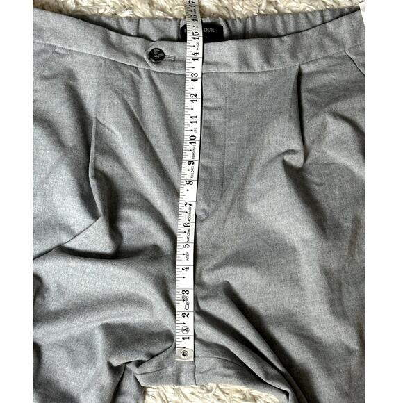 Banana Republic Wide Leg Women Size 16 Gray High Waist Career Office Dress Pants - Picture 6 of 11